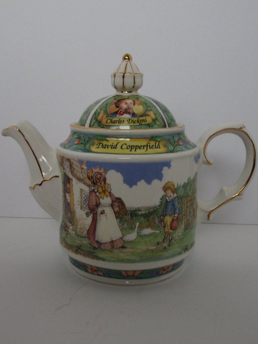 small porcelain teapot